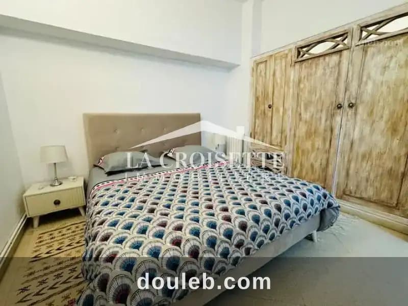 Appartement s3 meublé avec piscine à la marsa - Miniature 5