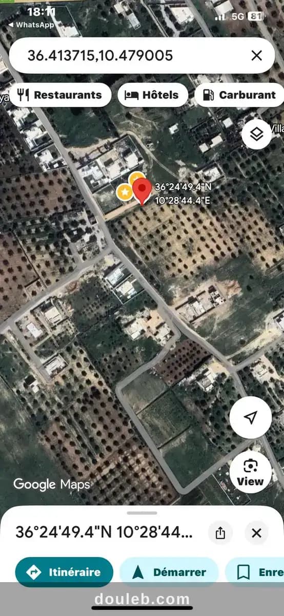 Un lot de terrain de 3200 m2 a monchar - Miniature 4