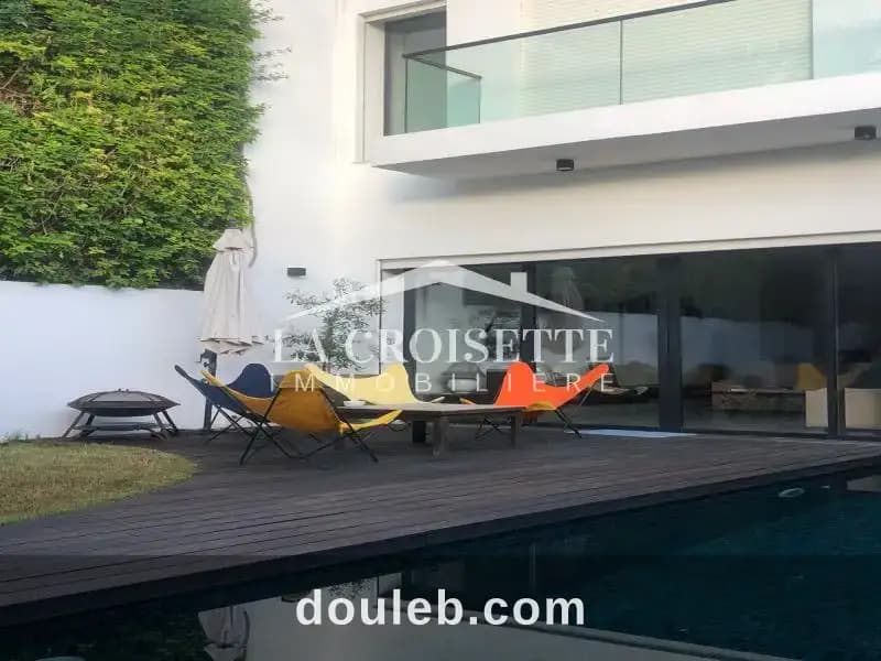Villa s4 meublée avec piscine à la soukra zvl0036 - Miniature 3