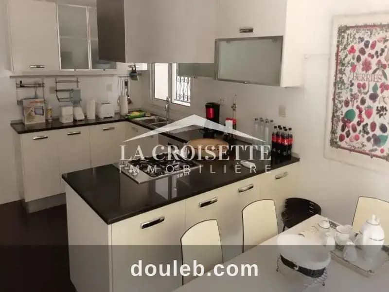 Duplex s3 meublé avec jardin à gammarth mdl0005 - Miniature 5