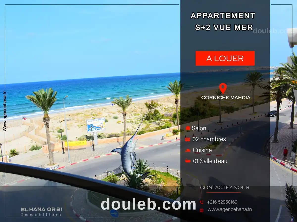 Un bien s2 vue mer à corniche mahdia - Photo 1