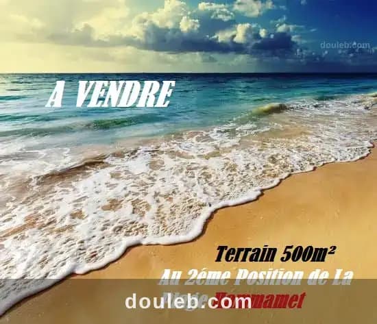 Terrain pour l'avenir 500m à yasmine hammamet à Nabeul