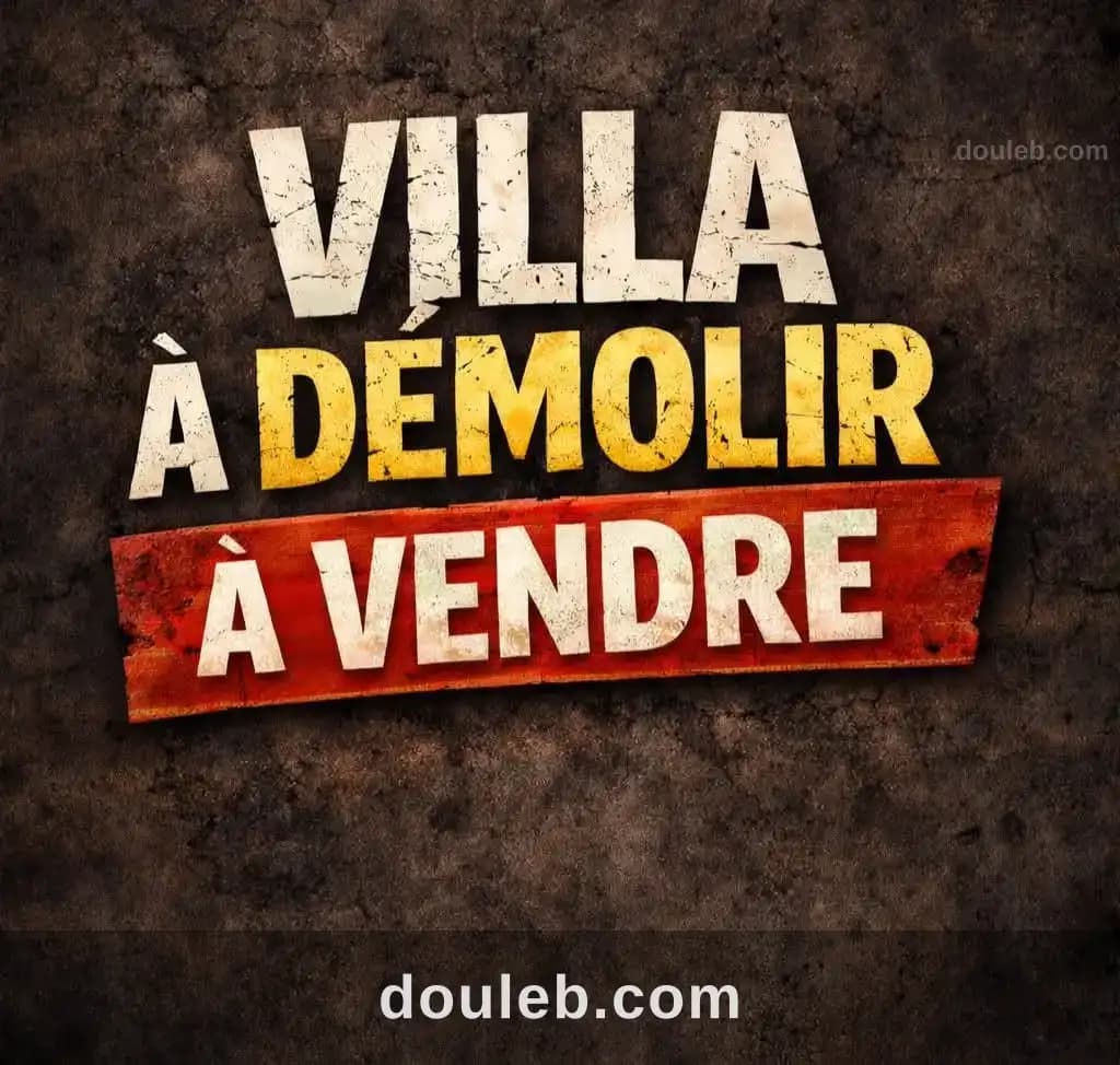 Villa à démolir elmenzeh 7 à Ariana