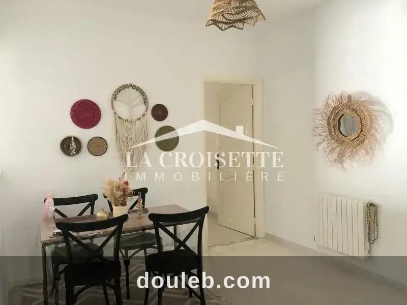 Etage de villa s2 meublé à la marsa zel0576 - Miniature 2