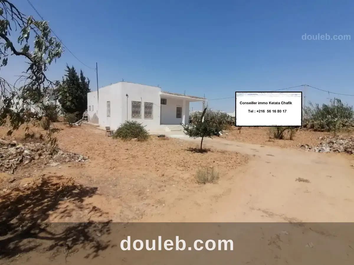 Sfax menzel chaker vnt maison 1135m2 à Sfax