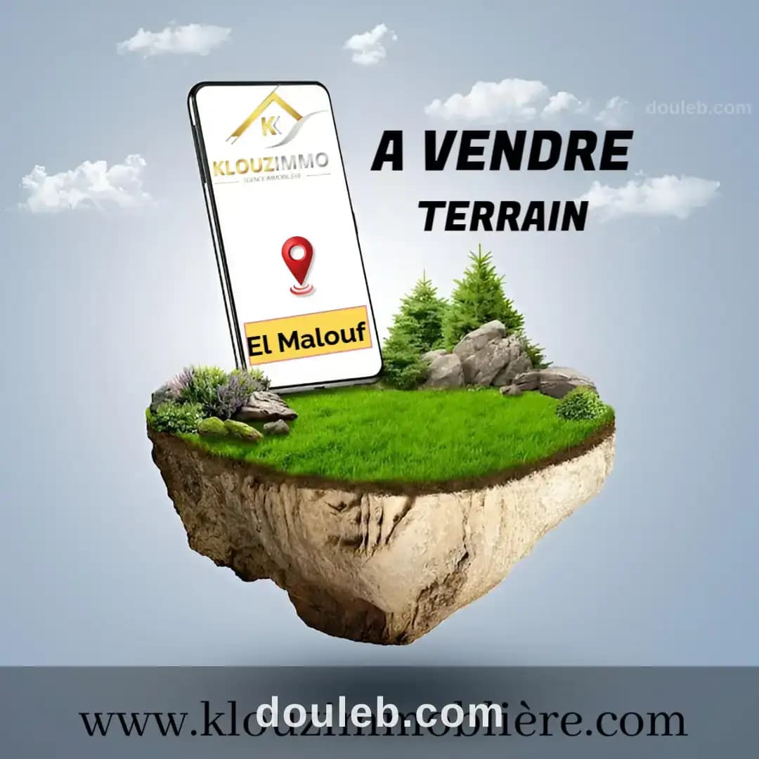 Terrain à cite el malouf à Bizerte