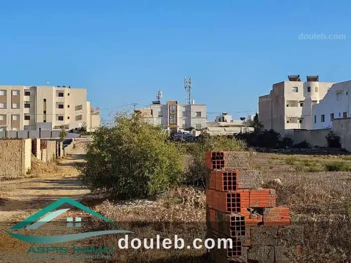 Vt851 terrain 343 m2 à el fatha 2 kelibia à Nabeul