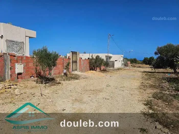 Vt853 terrain 395 m2 à hammem ghzeez à Nabeul