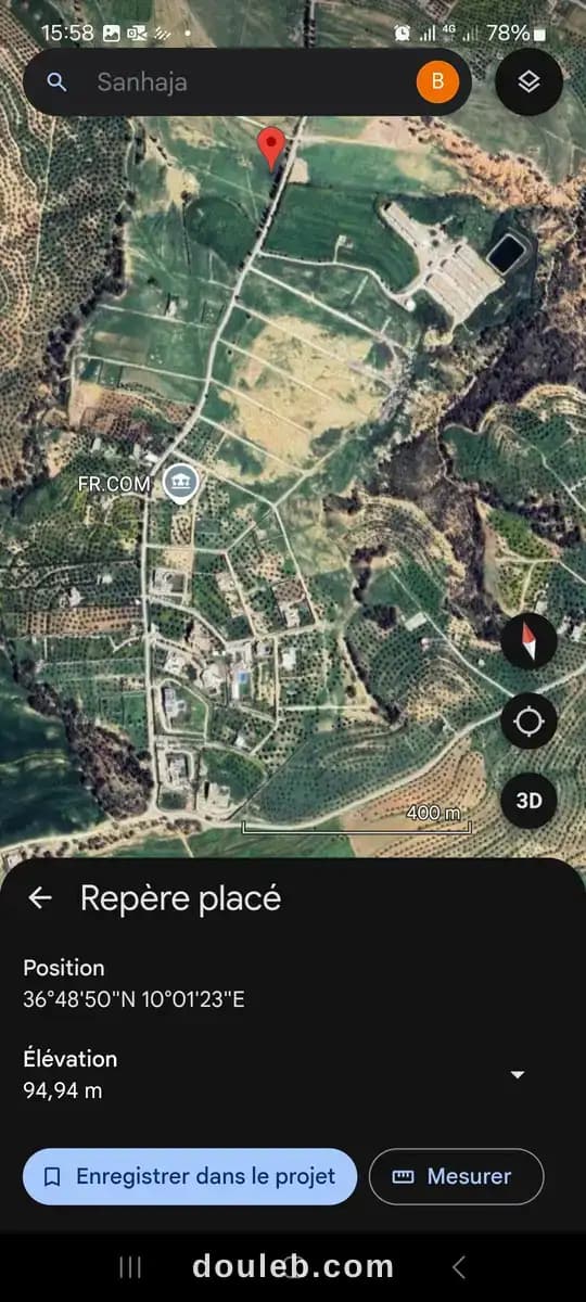 Un lot de terrain situé à sanhaja manouba - Miniature 2