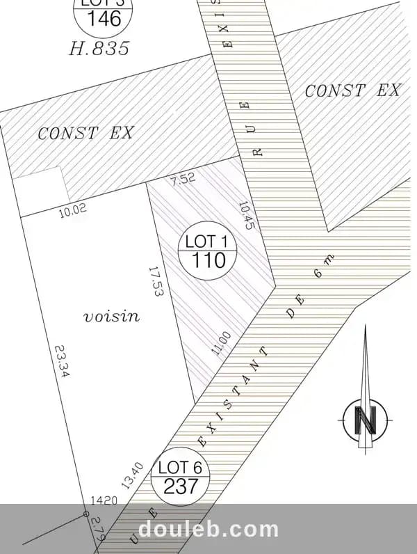 Terrain 110m2 - Miniature 2
