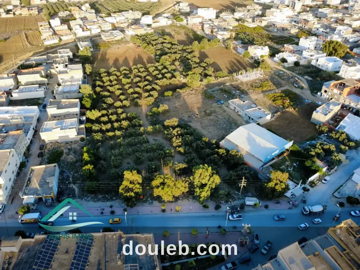 Vt684 terrain commercial 13500 m2 à kelibia à Nabeul