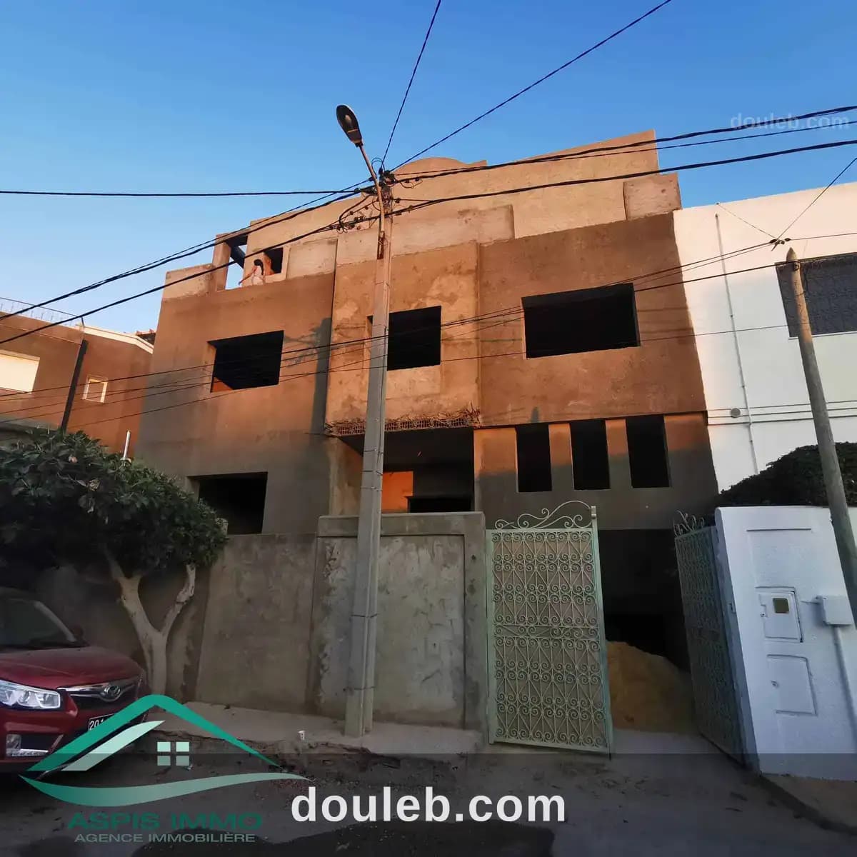 Vt739 villa 281 m2 à cité riadh kelibia à Nabeul