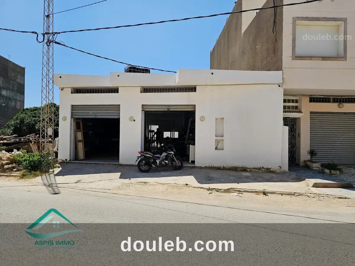 Vt997 garage 200 m2 à kelibia à Nabeul