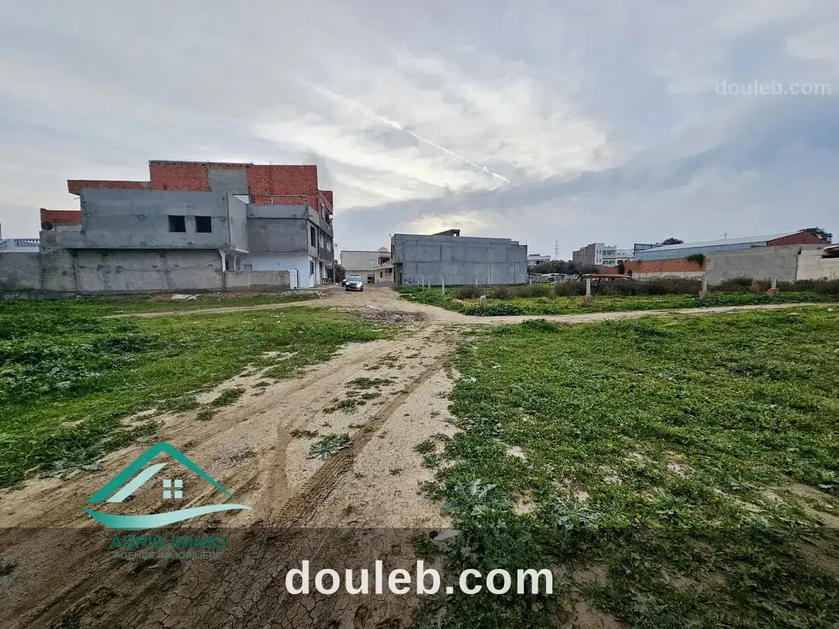 Vt976 terrain 261 m2 à cité ksiba kelibia à Nabeul