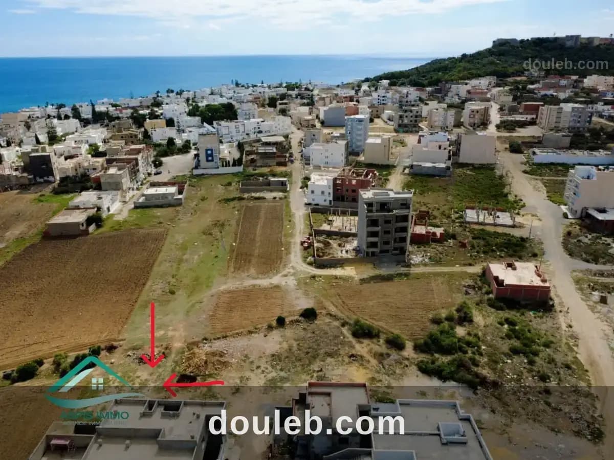 Vt958 terrain 200 m2 à kelibia - Miniature 2