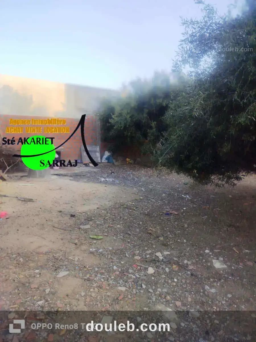 Lot aménagé clôturé 514m à sidi bouali el araydhia à Sousse