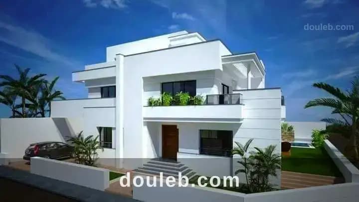 Villa style triplex en cours de finitions à khzema à Sousse