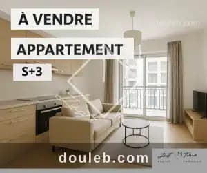 Appartement s3 riadh ref214a à Ariana