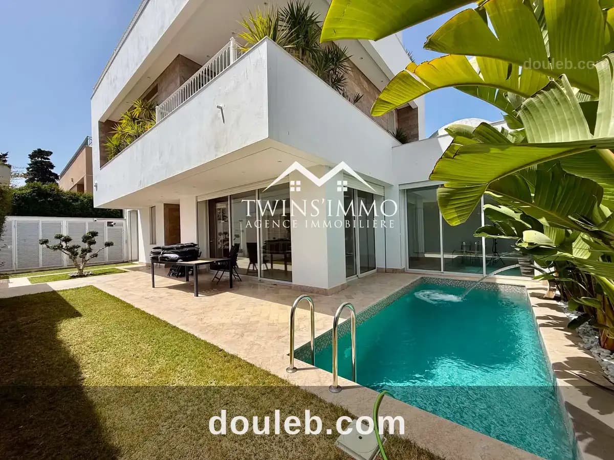 Magnifique villa en s3 à gammarth à Tunis