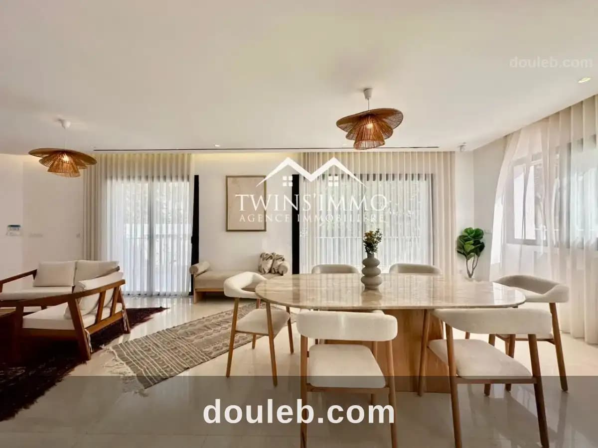 Villa s5 meublée à la marsa - Miniature 5