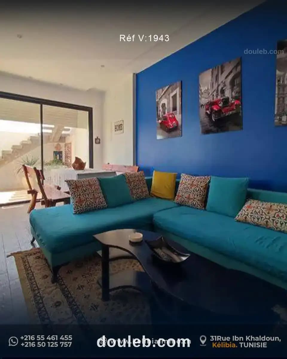 Villa a 400 m de la plage ezzahra hammem el ghzez - Miniature 3