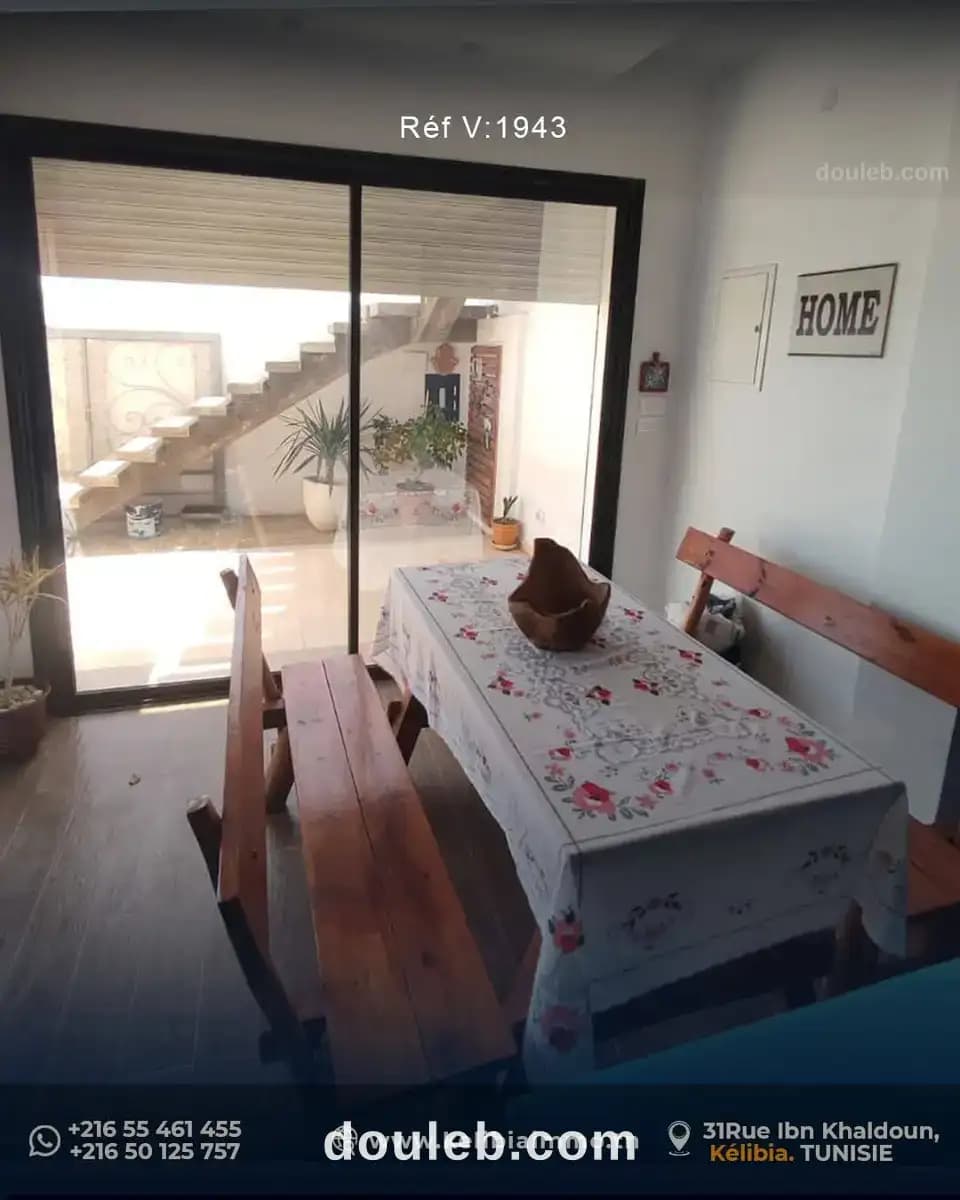 Villa a 400 m de la plage ezzahra hammem el ghzez - Miniature 4