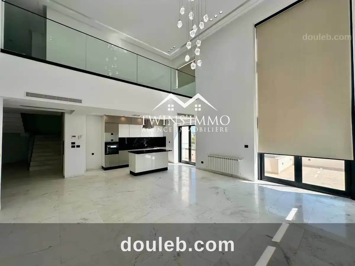 Duplex s3 aux jardins de carthage à Tunis