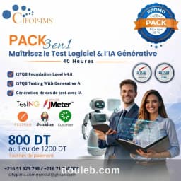 Pack testing 3 en 1