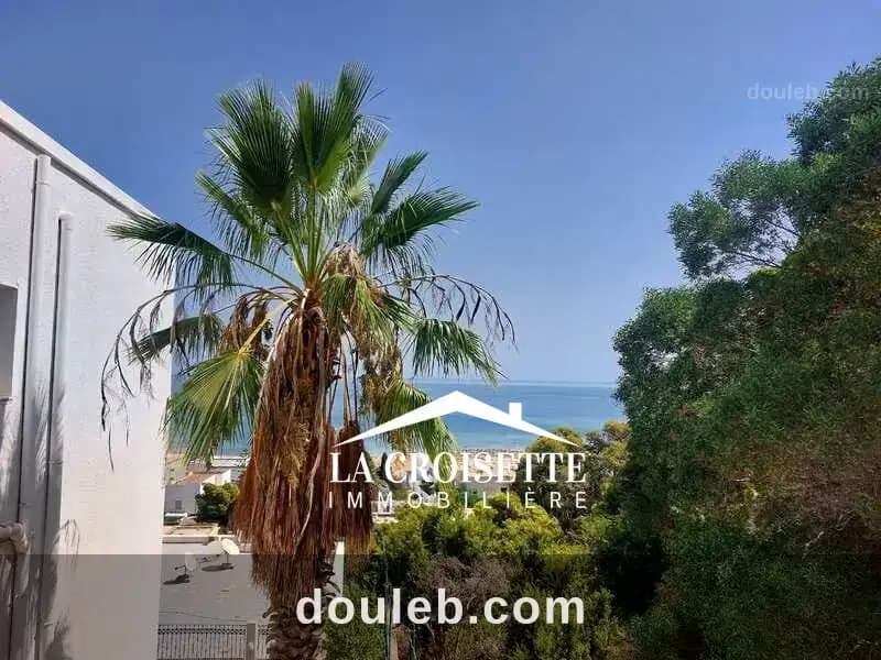 Rez de chaussée s3 vue sur mer à la marsa zal1151 à Tunis