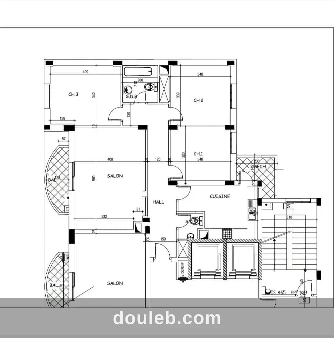 Bel appartement s3 standing - Miniature 5