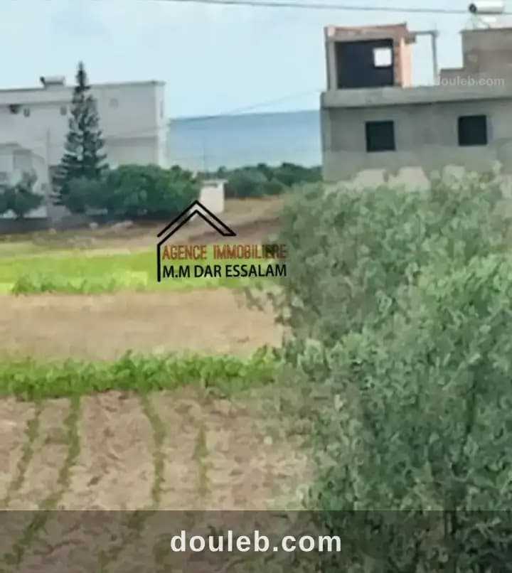 Un lot de terrain clôturé près de la mer à Nabeul