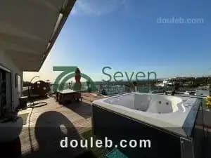 Penthouse s3 vue sur mer gammarth ref510a à Tunis