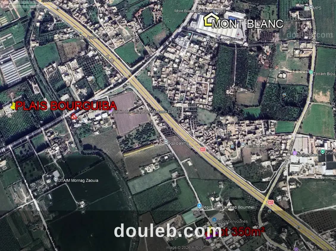 Lot 350m2 à boumhel près 9sar bourguiba - Miniature 3