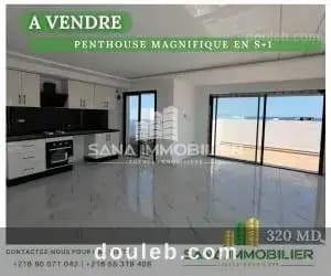 penthouse s1 avec vue mer ref552a à Nabeul