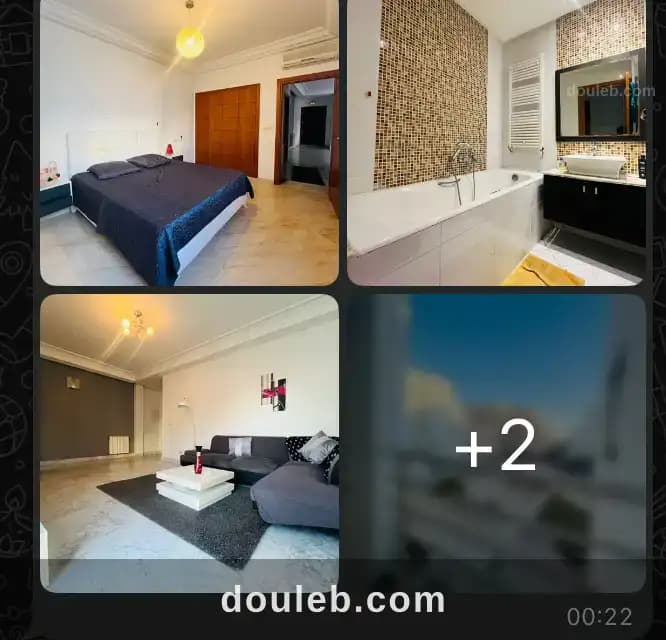 Appartement meublé à Tunis