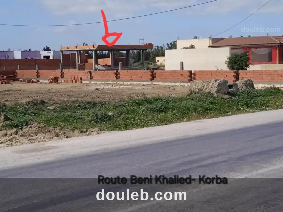 Maison en cours de construction à Nabeul