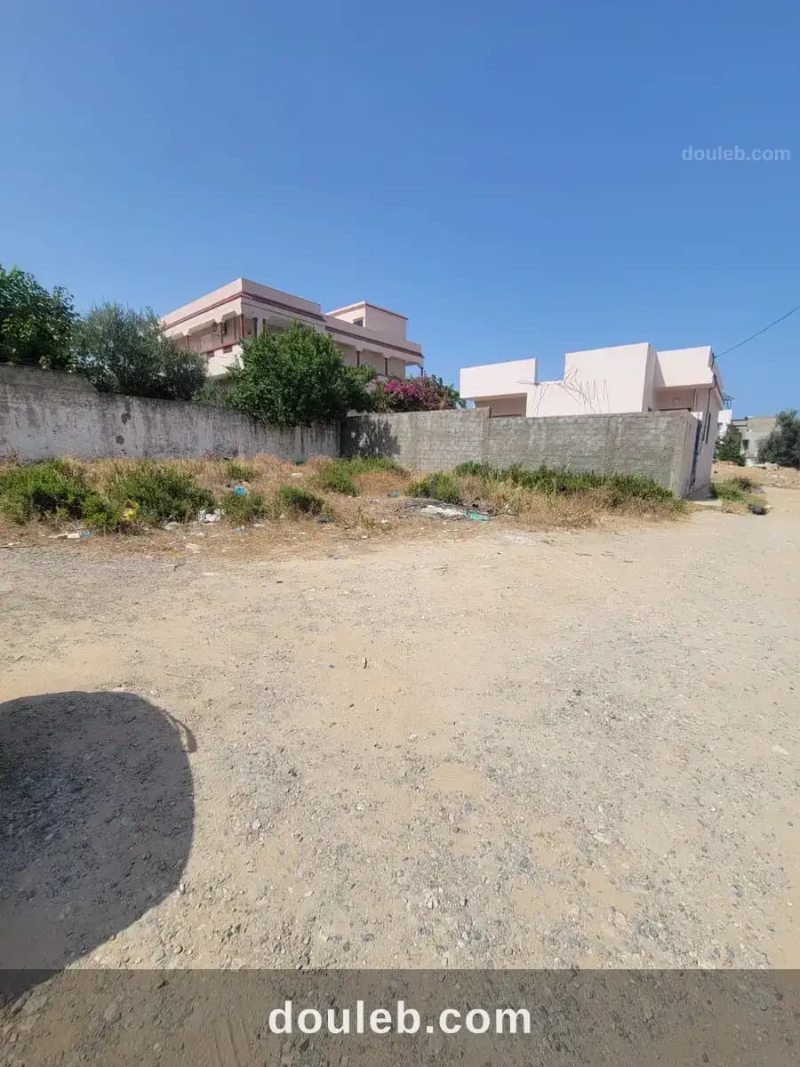 Terrain d'angle 184 à Bizerte