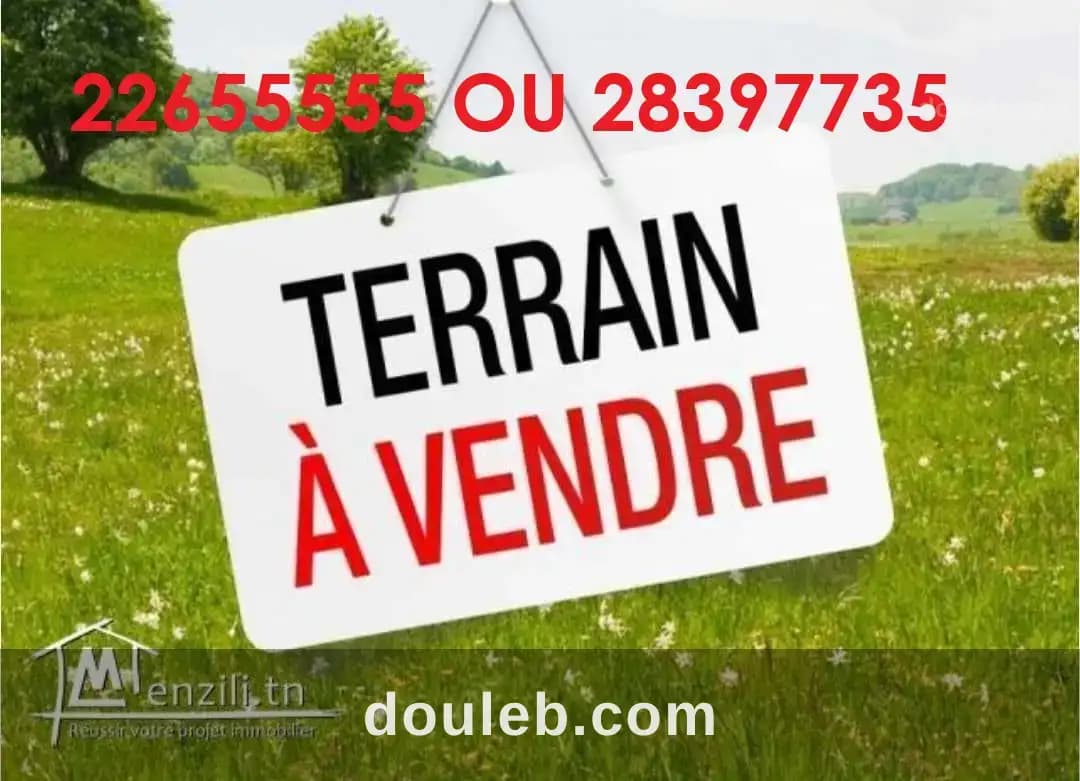 Lot terrain 500 mettre à Manouba
