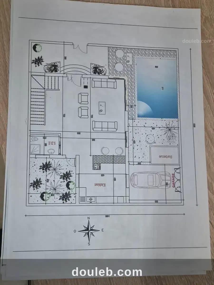 Hammamet vnt ter 211m2 à Nabeul