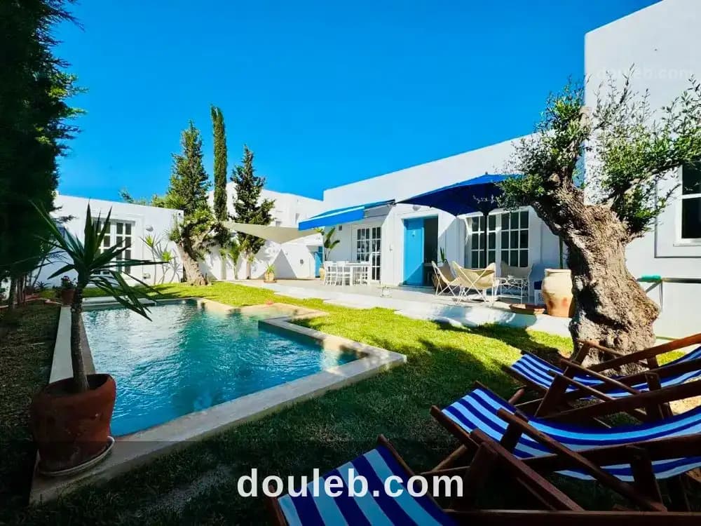 V656 villa celeste qd à Nabeul