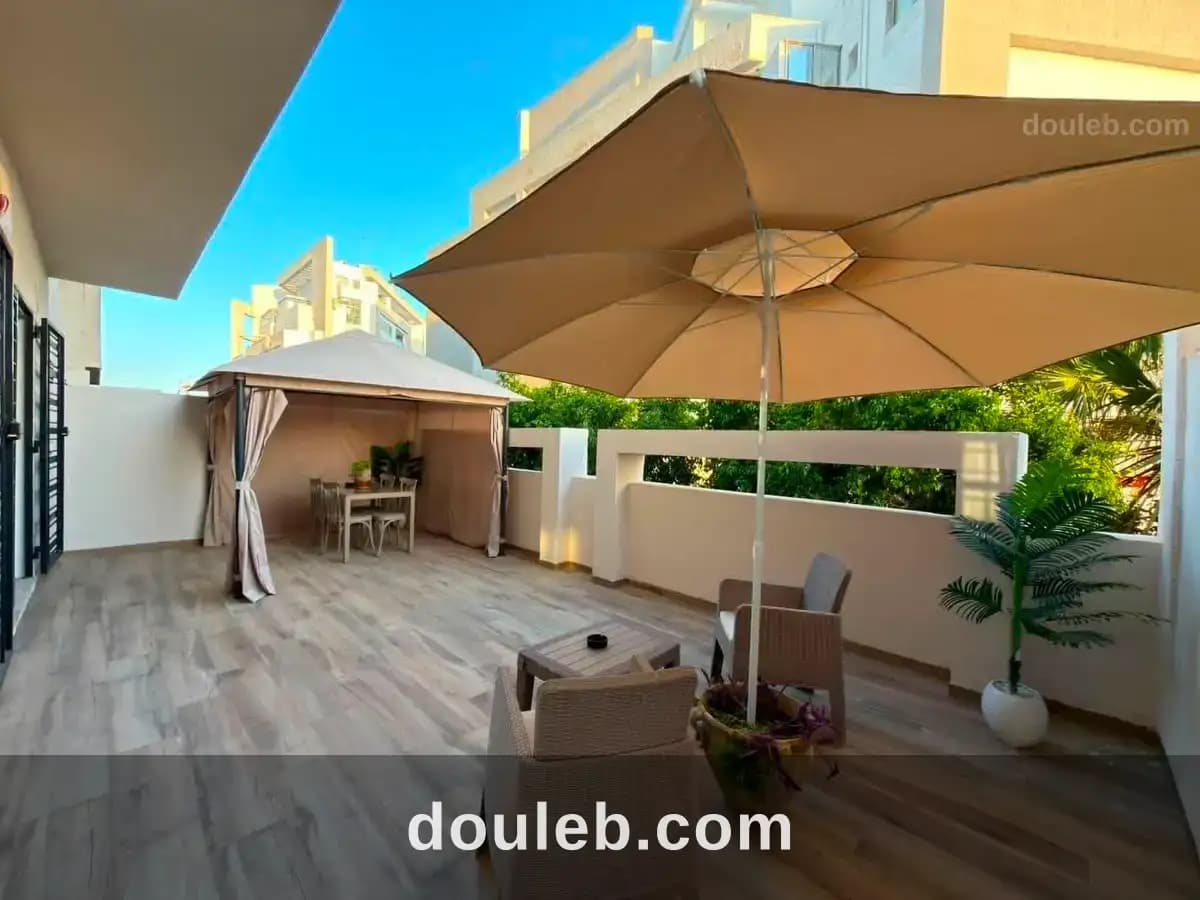 Appart s1 neuf meublé avec terrasse à menzah 9c - Miniature 5