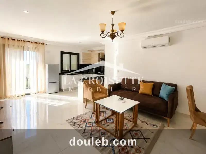 Appartement s2 meublé au coeur de la marsa zal2876 à Tunis
