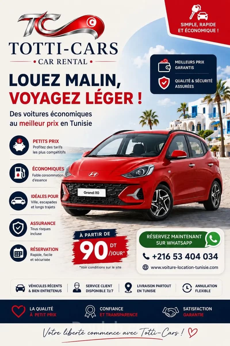 Location Voiture Tunisie - Miniature 2