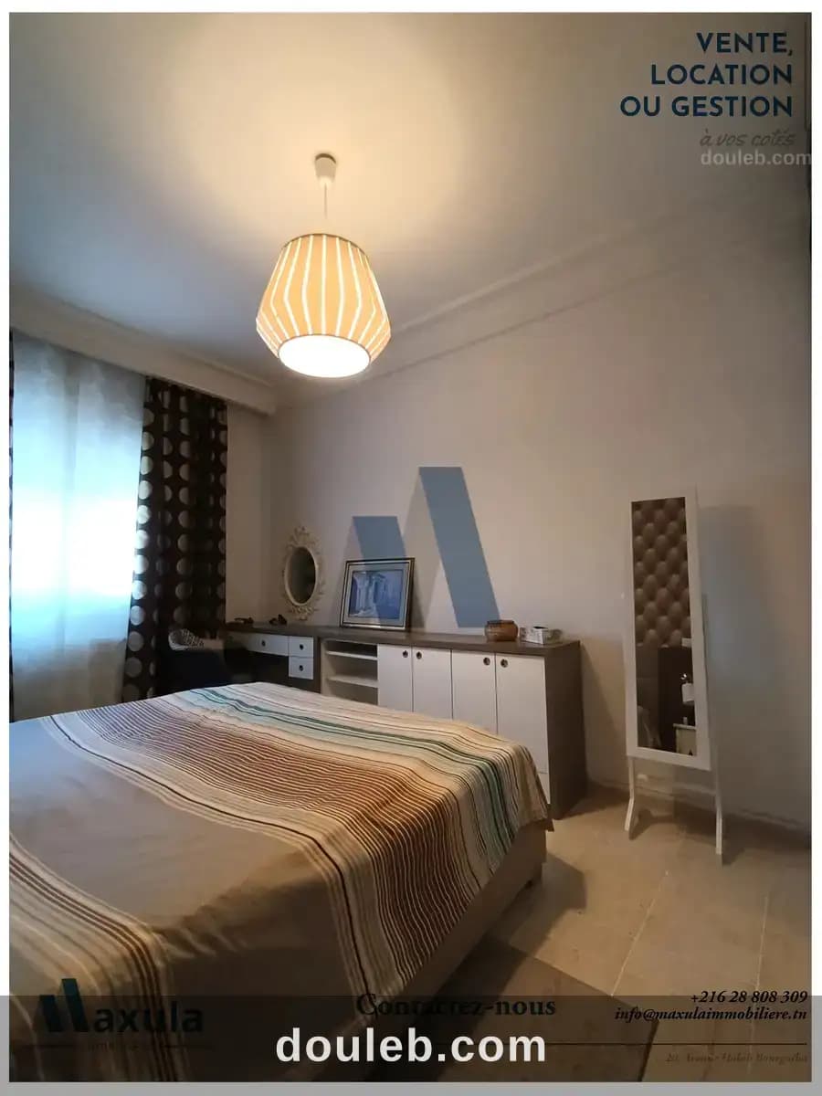 Appartement s2 richement meuble a chouchet rades - Miniature 3