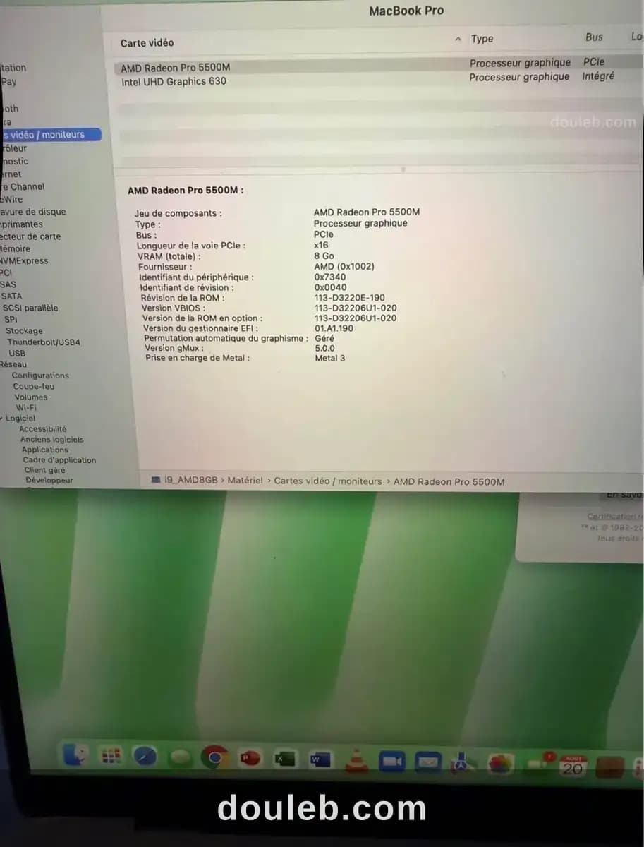 Macbook pro 2019 fort - Miniature 5