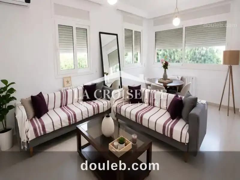 Etage de villa s2 meublé à la marsa mel0607 à Tunis
