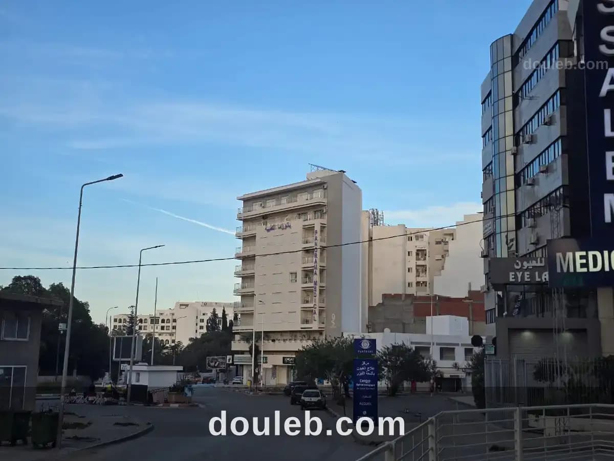 Appartement s2 de 112m avec place de parking privé à Sousse
