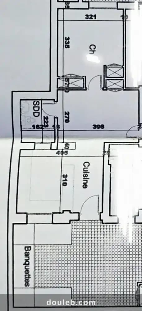 Studio semi meublé 40m el manar 1 - Miniature 4