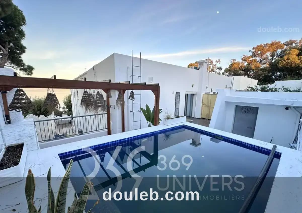 Appartement avec vue sur mer à la marsa ref ra182 à Tunis