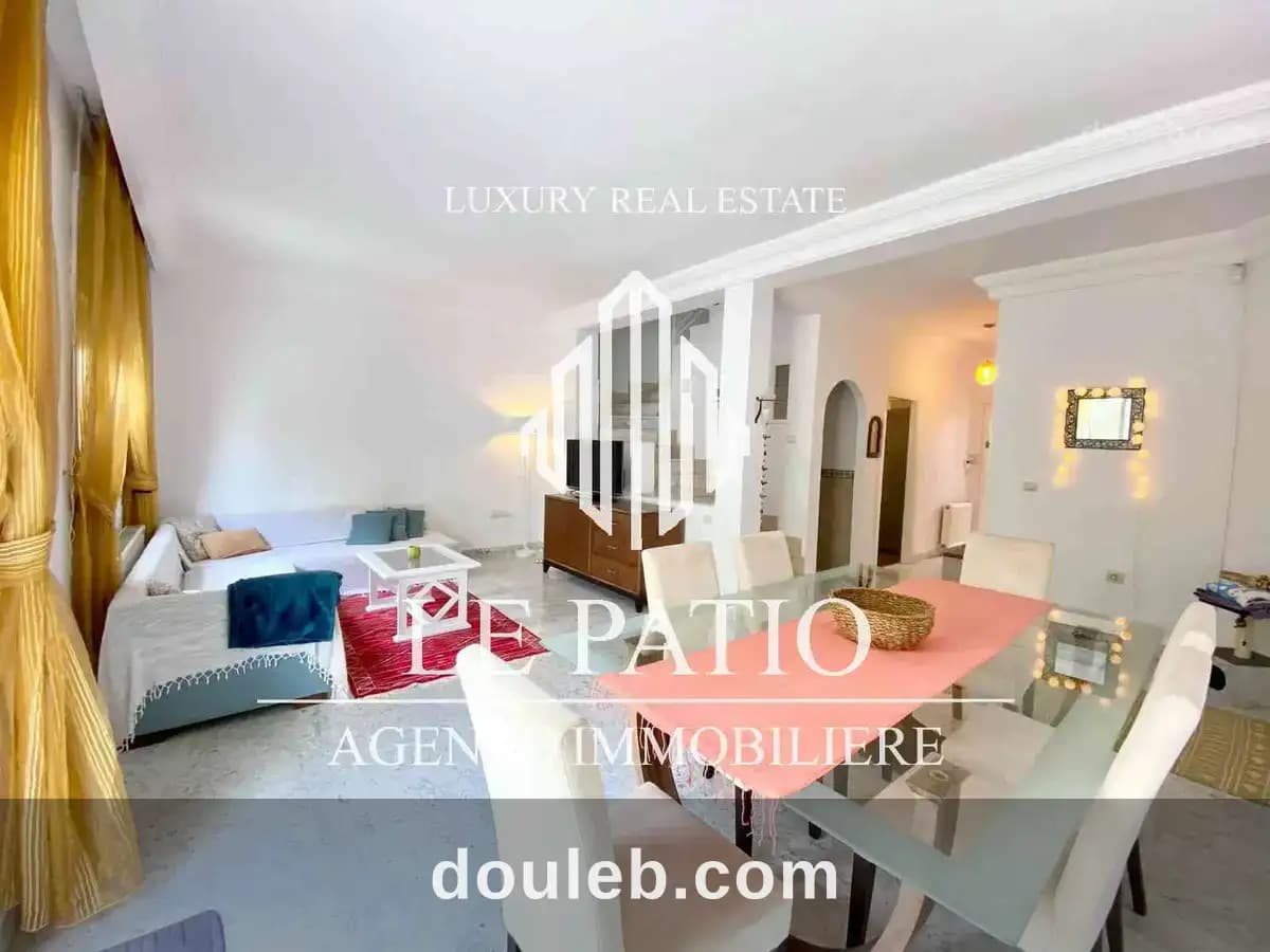 Duplex s3 meublé habitation ou usage de bureau à Tunis